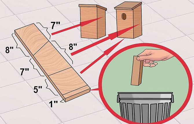 How to make the right birdhouse with your own hands: types, sizes, drawings, instructions