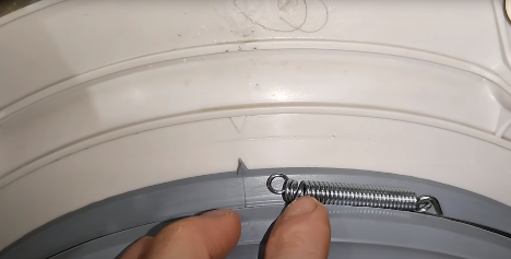 how to remove the seal on the LG washing machine - 13