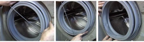 How is the rubber band replaced in a washing machine? We change the seal ourselves - Setafi