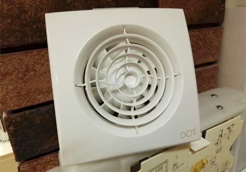 Axiální ventilátor pro domácnost