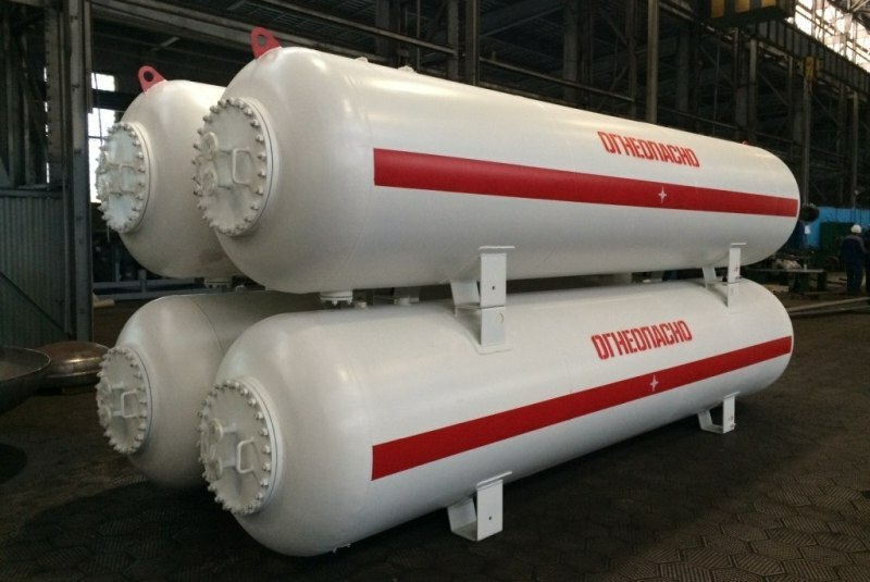 Tanks for LPG (propane-butane)