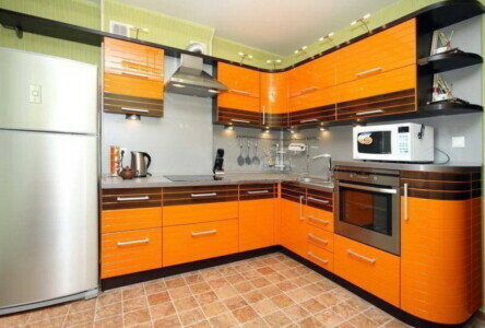Oranž köögikujundus