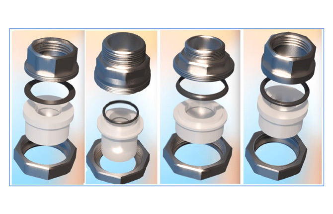 Types of couplings for polypropylene pipes