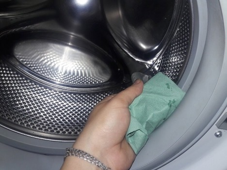 Washing machine disinfection