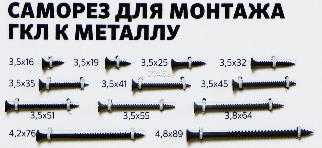 Self-tapping lengths