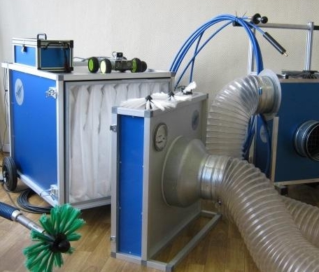 Air duct cleaning equipment