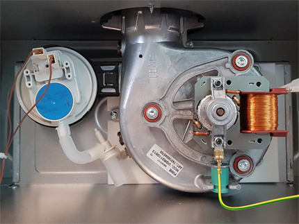 Ariston boiler combustion products removal system