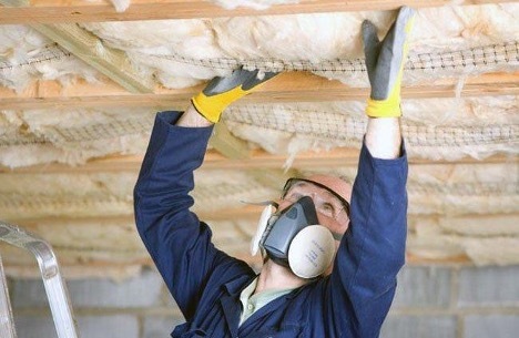 What density should the insulation be for the ceiling