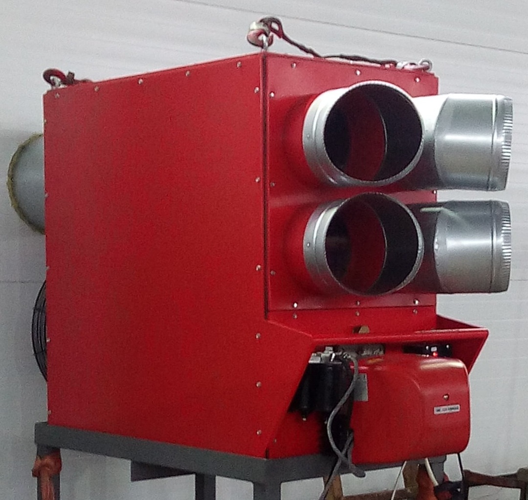 Floor-standing gas heat generator