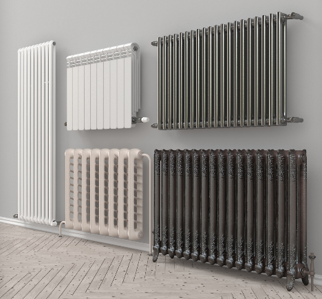 Power of one section of aluminum radiator