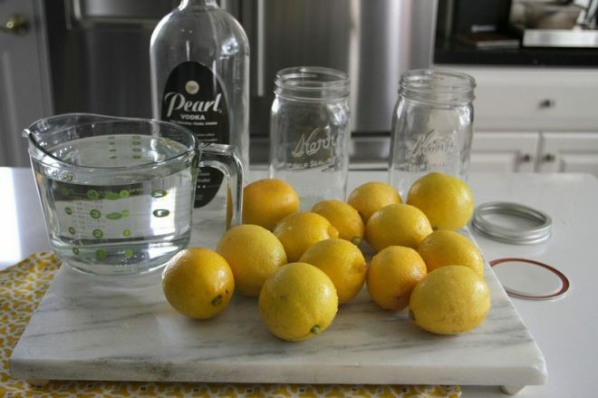 Citronu sula un degvīns
